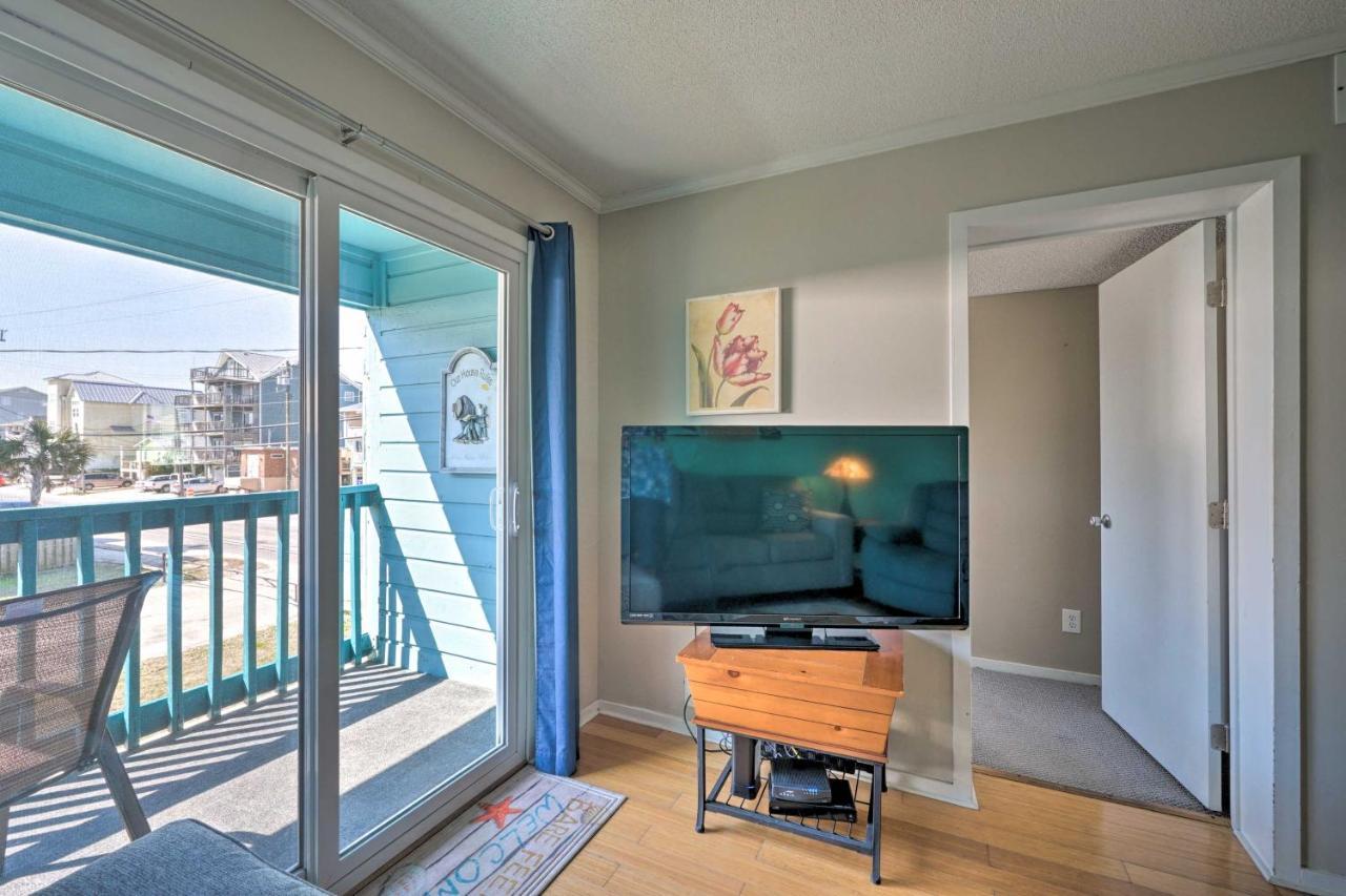 Condo With Balcony And Pool Walk To 2 Beach Accesses! แคโลไลนาบีช ภายนอก รูปภาพ